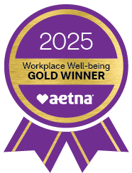 Aetna Workplace Well-being Gold Winner Award
